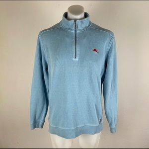 Tommy Bahama Relax Baby Blue Half-Zip Pullover